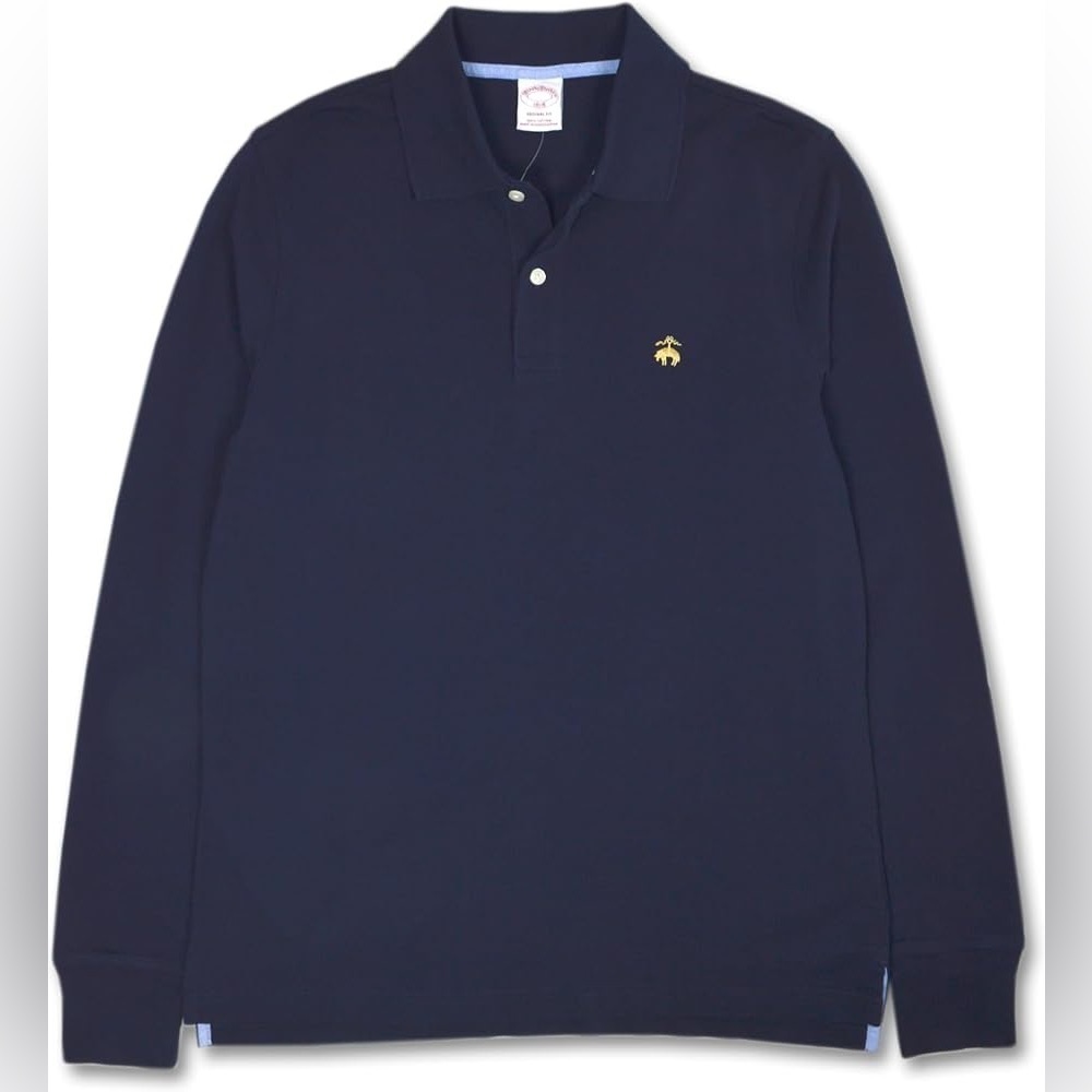 Brooks Brothers 346 Navy Polo Shirt - Men’s XL, Original Fit